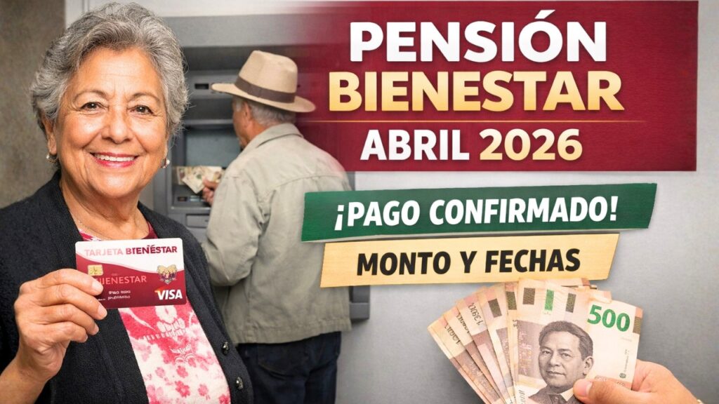 Pensión Bienestar abril 2026: cómo cobrar hasta $7,500 y registrarse fácilmente