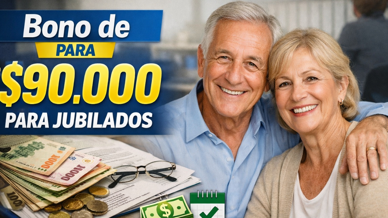 Bono de $90.000 para jubilados en mayo 2026: quiénes lo cobran y cómo solicitarlo