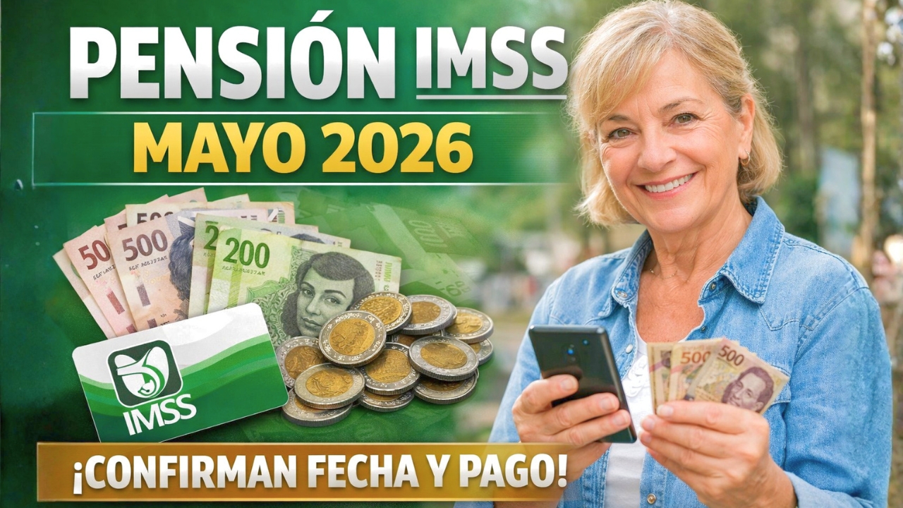 Pensión IMSS mayo 2026: nuevos montos, beneficiarios y calendario de pagos