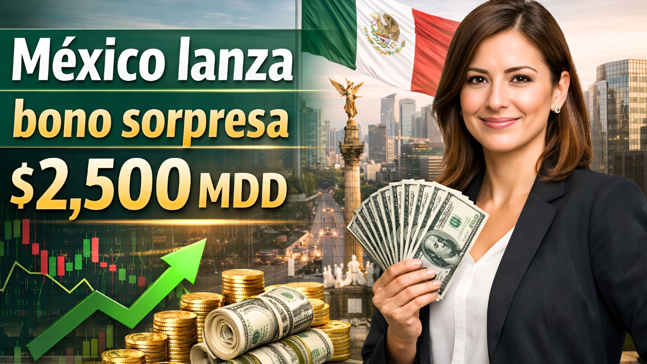 México anuncia bono sorpresa 2026: $2,500 millones USD para beneficiarios