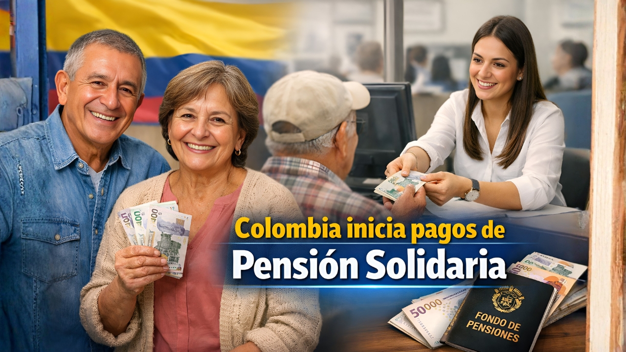 Colombia inicia pagos de pensión solidaria: monto actualizado y calendario completo mayo 2026
