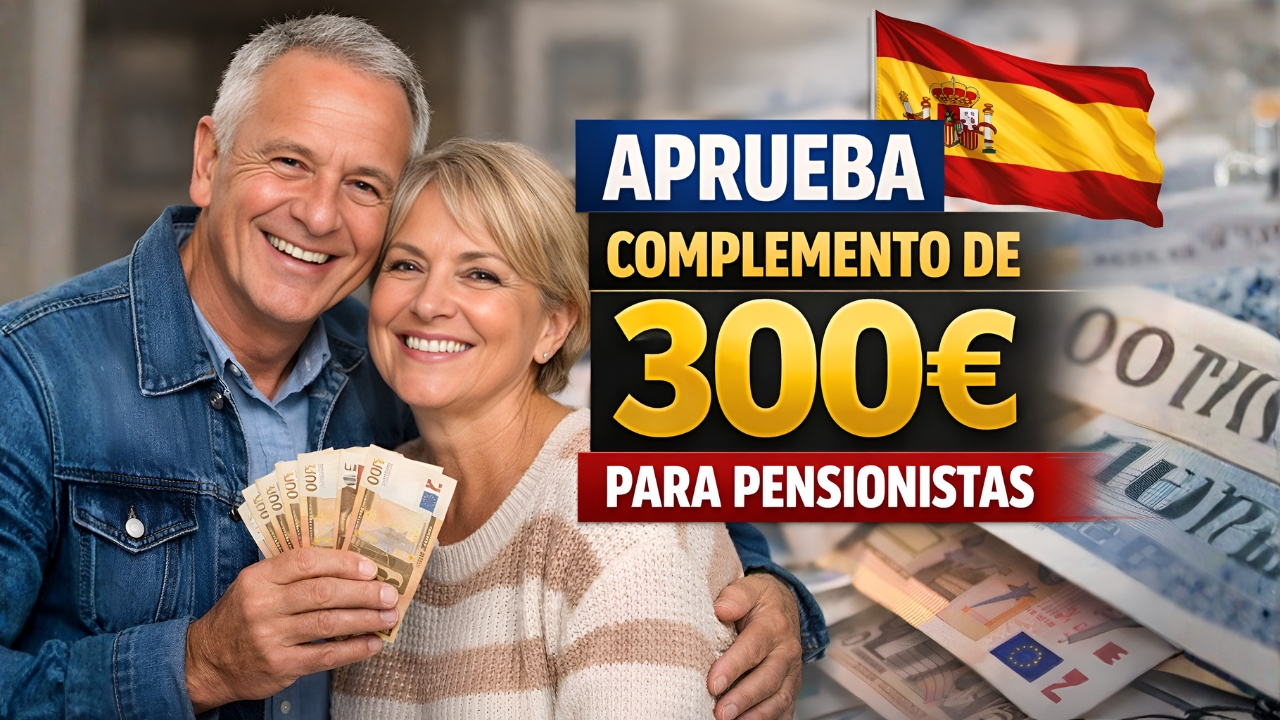España Aprueba Complemento de 300€ para Pensionistas con Bajos Ingresos: Solicitud Online y Fechas de Depósito